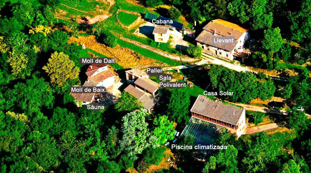 El Paller Del Moli De La Plana Riudaura Kültér fotó